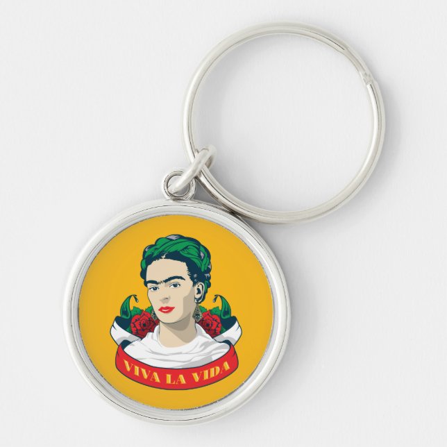 Porte-clés La Vida de vivats de Frida Kahlo | (Devant)