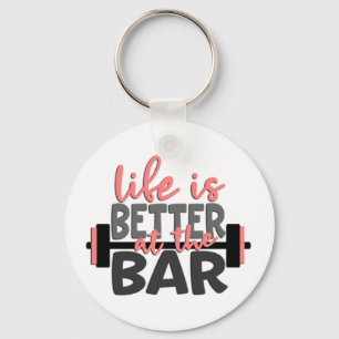 Porte-clés La Vie Est Meilleure Au Bar Porte - clé