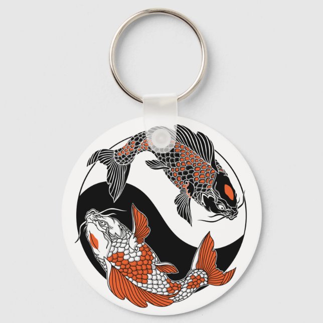 Porte-clés La vie est une question d'équilibre. Symbole de de (Recto)