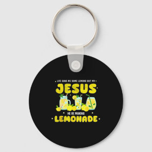 Porte-clés La vie m'a donné des citrons mais mon Jésus il fai