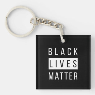 Porte-clés La vie noire est importante