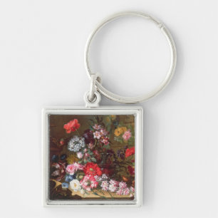 Porte-clés La vie toujours avec des fleurs