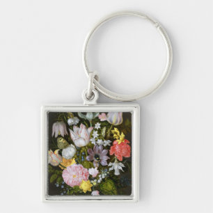 Porte-clés La vie toujours avec des fleurs