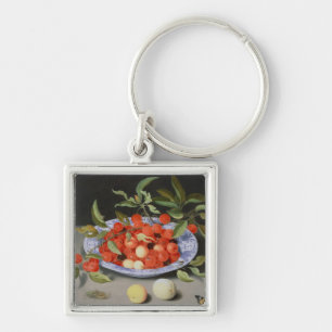 Porte-clés La vie toujours des cerises et des pêches