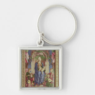 Porte-clés La Vierge et l'enfant couronnés, mi 1470s