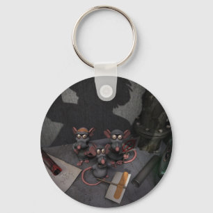 Porte-clés Lab Rats Unite Keychain