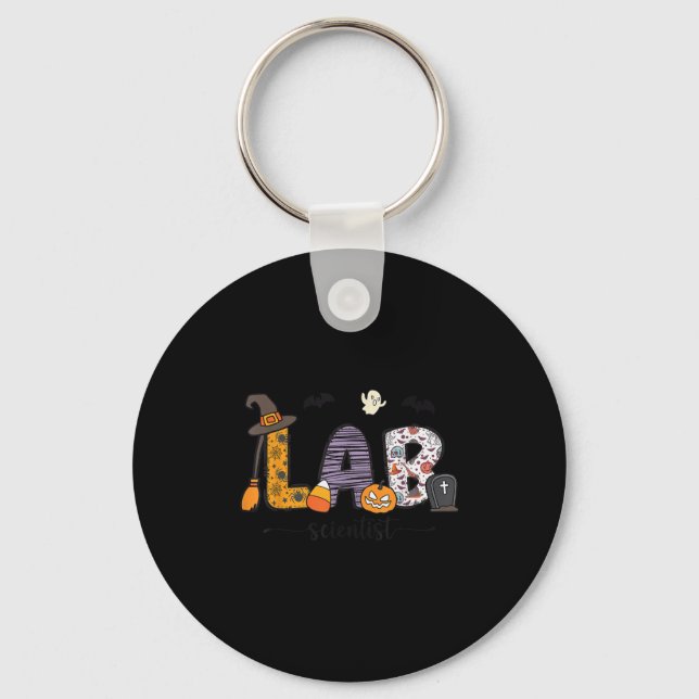 Porte-clés Lab Scientist Medical Lab Science Halloween Labora (Recto)