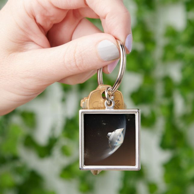 Porte-clés Laboratoire des sciences de Mars - Capsule Aérocoq (main)