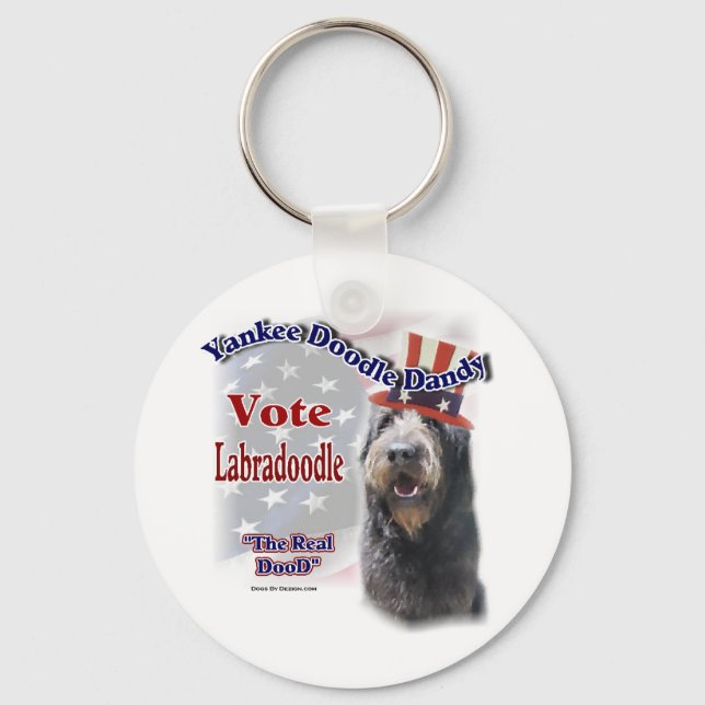 Porte-clés Labradoodle Cadfts (Recto)