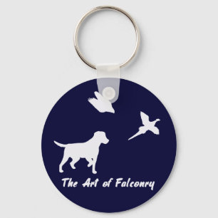 Porte-clés Labrador et fauconnerie