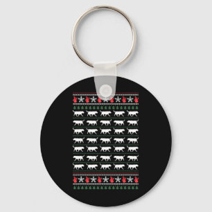 Porte-clés Labrador Retriever Joyeux Noël Laide Sweat Do