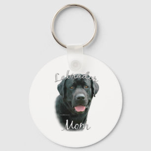 Porte-clés Labrador Retriever (noir) Maman 2