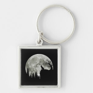 Porte-clés Labrador Retriever On Mountain Halloween Graphic