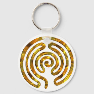Porte-clés Labyrinth GOLD make your own background