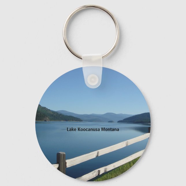 Porte-clés Lac Koocanusa Nord-Ouest Montana (Recto)
