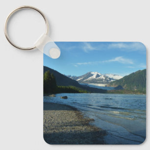 Porte-clés Lac Mendenhall dans Juneau Paysage de l'Alaska