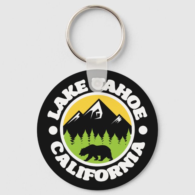 Porte-clés Lac Tahoe, Californie (Recto)