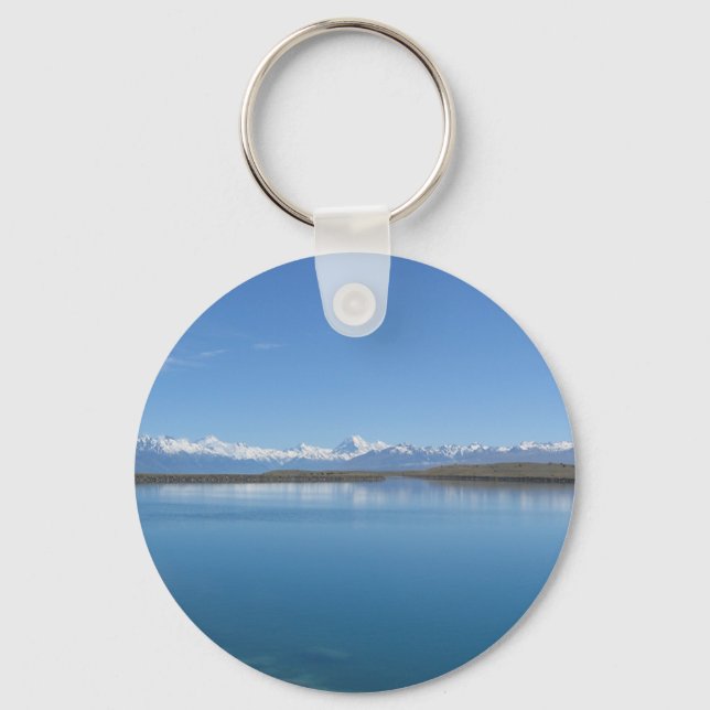 Porte-clés Lac Tekapo, Nouvelle-Zélande (Recto)
