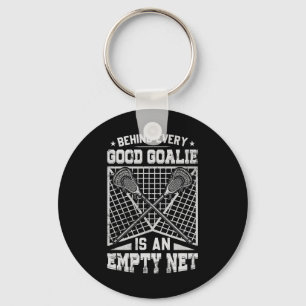Porte-clés Lacrosse Goalie Derrière Chaque Bon Goalie