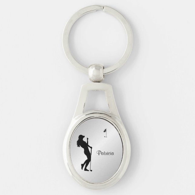 Porte-clés Ladies Golfer Personal (Devant)