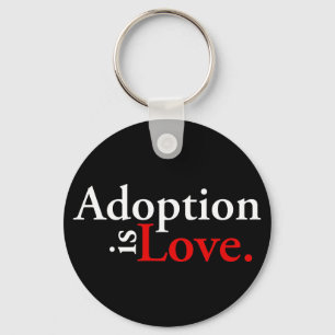 Porte-clés L'adoption est amour