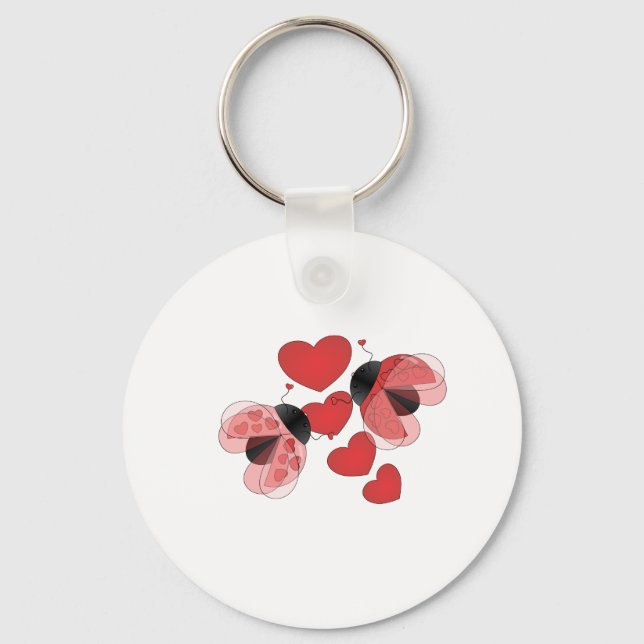 Porte-clés Ladybug Love (Recto)