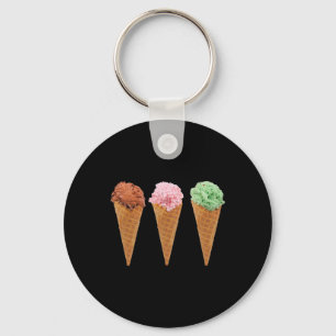 Porte-clés Laffer Les Cônes De Crème De Glace Et La Crème De