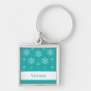 Porte-clés Laisser la neige Porte - clé Premium, Aqua