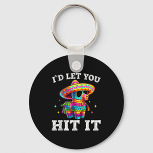 Porte-clés Laissez frapper la pinata du cinco de mayo pour ho