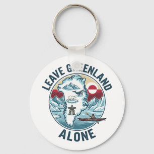 Porte-clés Laissez le Groenland en paix