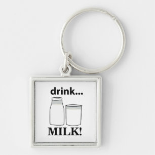 Porte-clés Lait Boire Lait