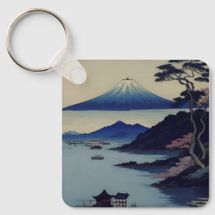 Porte-clés Lake, Pine and Mountain - Japan