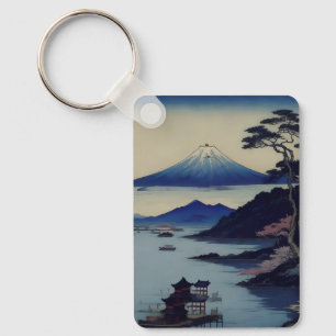 Porte-clés Lake, Pine and Mountain - Japan