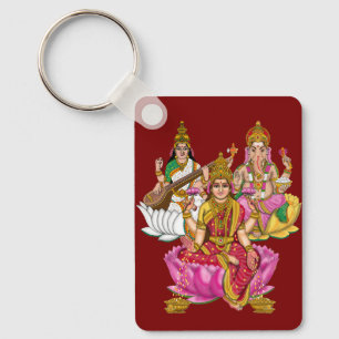 Porte-clés Lakshmi Ganesha