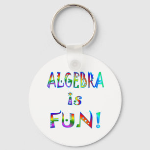 Porte-clés L'algèbre est amusement