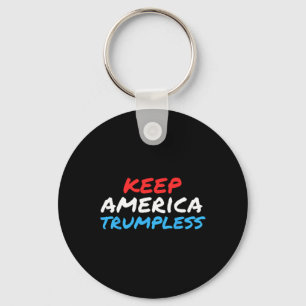 Porte-clés L'Amérique Trompless Funny Anti-Trump Apparel