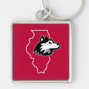 Porte-clés L'Amour de l'État de NIU Huskies
