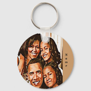 Porte-clés L'amour d'Obama_