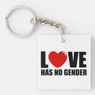 Porte-clés L'amour n'a pas de genre