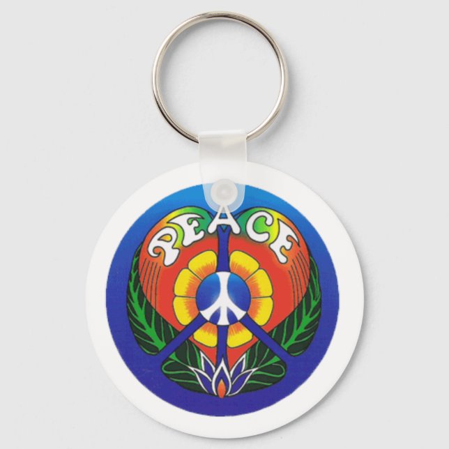 Porte-clés L'amour pour la paix (Recto)