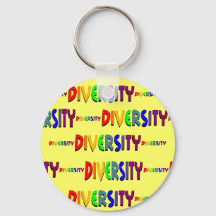 Porte-clés L'ampleur du Porte - clé de la diversité