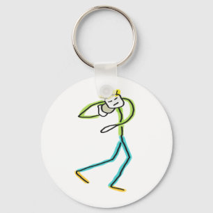 Porte-clés Lanceur de poids Stickman