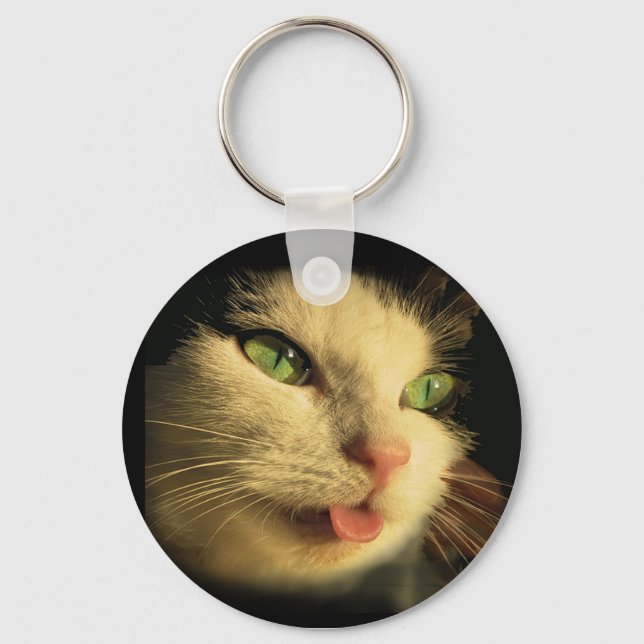 Porte-clés Langue du chat (Recto)