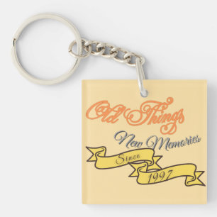 Porte-clés Lanières Souvenirs Vintage (Établi en 1997) 
