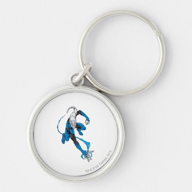 Porte-clés Lanterne bleue 7 (Devant)