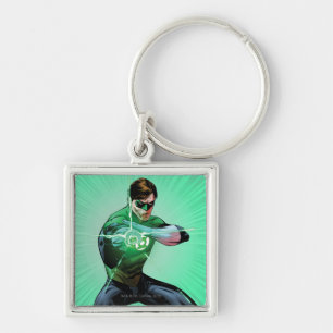 Porte-clés Lanterne verte et anneau rougeoyant