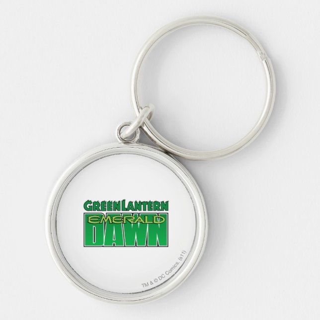 Porte-clés Lanterne verte - logo Emerald Dawn (Devant)