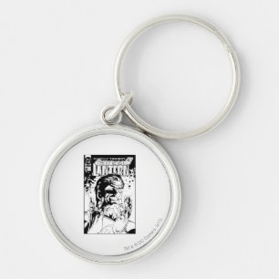 Porte-clés Lanterne verte - Nombreux anneaux, noir et blanc