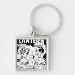 Porte-clés Lanterne verte vs Sinestro, noir et blanc