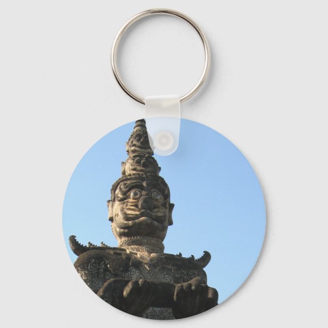 Porte-clés Lao Giant Guardian .. Parc du Bouddha, Vientiane,  (Recto)
